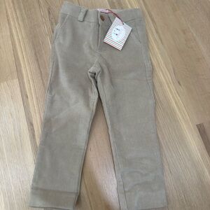 La Coqueta Tan Corduroy Pants